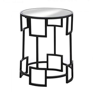 Accent Plus 10018503 Modern Round Side Table, Multicolor