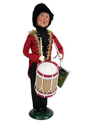 Byers' Choice 12 Drummers Drumming Caroler Figurine #742 from The 12 Days of Christmas Collection