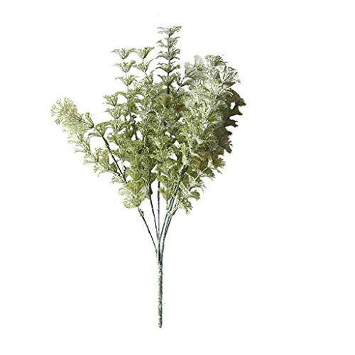 Giokfine 2019 Artificial Flowers Silk Lambs Ear Leaf Spray Greenery for Home Décor Wedding