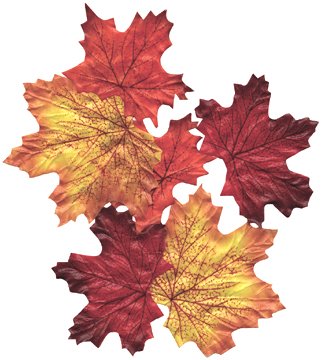 100 Silk Autumn Leaves Assorted Festive Fall Colors Country Wedding Floral Décor
