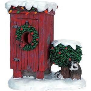 2006 Christmas Outhouse Holiday Village Accessory