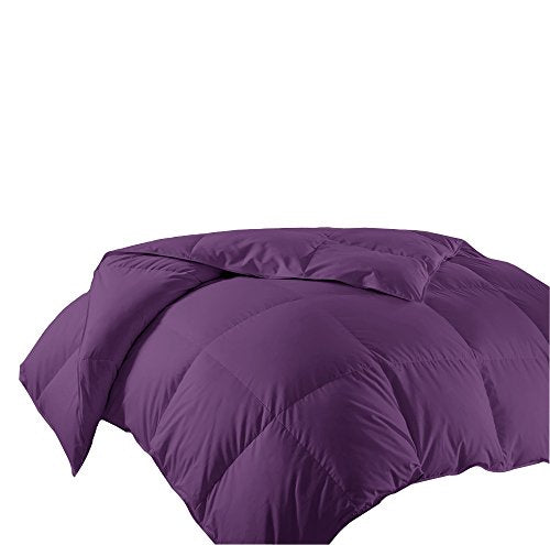 Hotel Grand Naples 700 Thread Count Medium Warmth Down Alternative Comforter (King, Purple)
