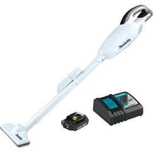 Makita XLC02RB1W 18V Compact Lithium-Ion Cordless Vacuum Kit with 2.0 Amp Battery