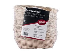 TableCraft Products C1174W Basket, Oval, Natural, 9 x 6 x 2.25 (Pack of 12)