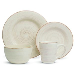 tag - Sonoma 16-Piece Ironstone Ceramic Dinner Set, A Stylish Way to Bring Bold Color to Your Table, Ivory