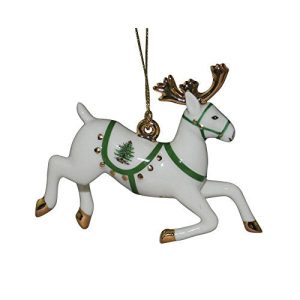 Spode Christmas Tree Ornament, Reindeer