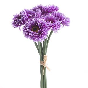 Factory Direct Craft 3 Purple Artificial Aster Mum Bundles- 18 Total Blooms