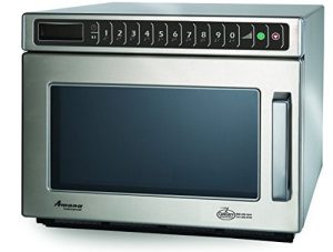 Amana Commercial HDC182 Amana Heavy Duty Compact Commercial Microwave Oven, 1800W, Stainless Steel