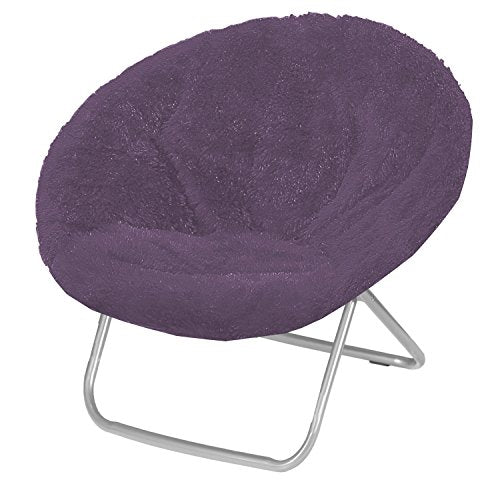 Urban Shop Saucer Chair, Adult, Purple