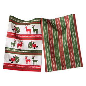 Whimsy 2 Piece Santa's Sack Dishtowel Set