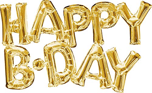 Burton & Burton 30 Happy Birthday Gold Foil Balloon