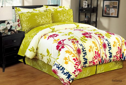 Home Sweet Home Dreams Inc Ultra Soft 6 PC Reversible Bed in a Bag Comforter Set (Twin, Selena)