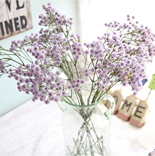 Clothful 💓 Artificial Silk Fake Flowers Baby's Breath Floral Wedding Bouquet Party Decor