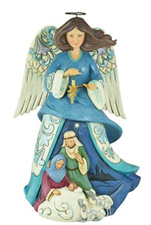 Enesco 4055127 Jim Shore Wrapped In Holy Love Nativity Angel Figurine