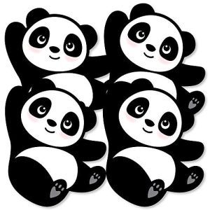 Party Like a Panda Bear - Decorations DIY Baby Shower or Birthday Party Essentials - Set of 20