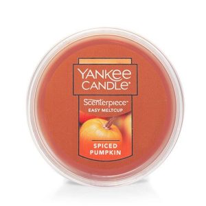 Yankee Candle Spiced Pumpkin Scenterpiece Easy MeltCup, Food & Spice Scent,medium orange,Scenterpiece Easy MeltCups