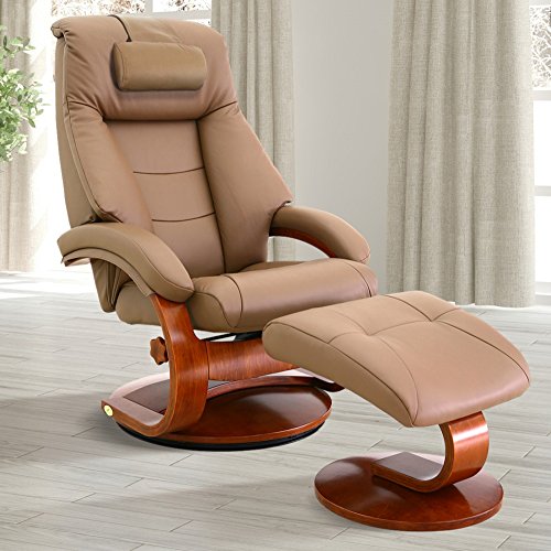 Oslo Collection 58-LO3-24-103-CP Mac Motion Recliner, One Size, Sand/Tan