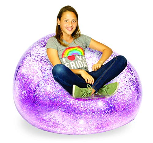 BloChair Kids Glitter Inflatable Chair (Pink)