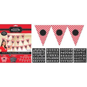 Amscan Picnic Party Personalized Pennant Banner Kit FBAB015DGEJM0