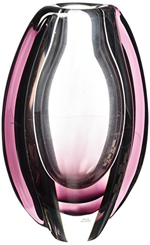 Accent Plus 10016152 Wild Orchid Art Glass Vase, Multicolor