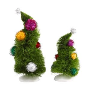 Department 56 Grinch Villages Wonky Trees (Set of 2)