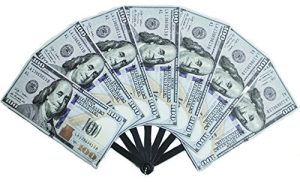 Wii Big Bucks Novelty One Hundred Dollar Bill Personal Hand Fan