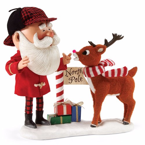 Department 56 Possible Dreams Rudolph That Nose Santa Figurine
