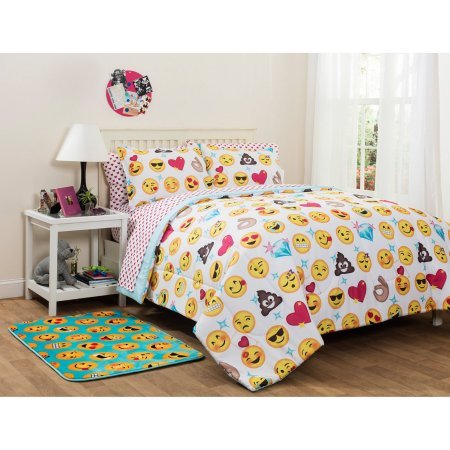 Emoji Pals Reversible Bed in a Bag Comforter Set (Twin/Twin XL)