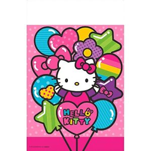 AMSCAN 5228596 Adorable Hello Kitty Rainbow Table Cover, 54 x 96, Multicolor FBAB00OYYEW20