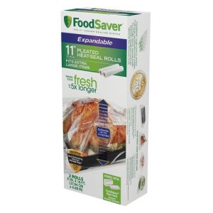 FoodSaver 11 x 16' Expandable Heat-Seal Rolls, 2-Pack