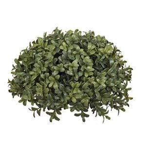 House of Silk Flowers Artificial Boxwood Half Ball (Set of 2), 10
