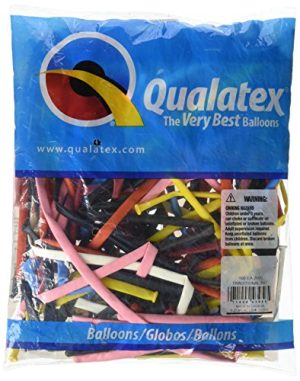 Qualatex 43956.0 260Q Traditional Entertainer Latex Balloon, 2 X 60, Assortment FBAB004R4IZXO
