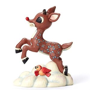 Enesco Traditions by Jim Shore Rudolph Flying Above Clouds 7 in Figurine