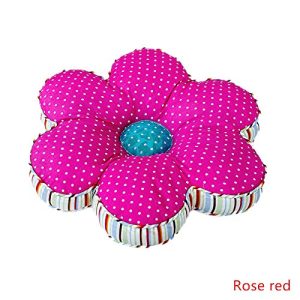 Abreeze Girls Flower Floor Pillow Seating Cushion Plum Bossom Seat Pad Pillow, for a Reading Nook, Bed Room, or Watching TV 16 16
