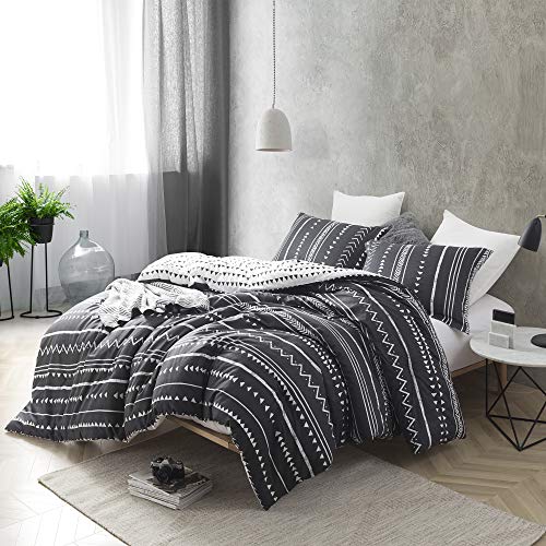 Byourbed Trinity - Faded Black and White - Oversized King Comforter - 100% Cotton Bedding