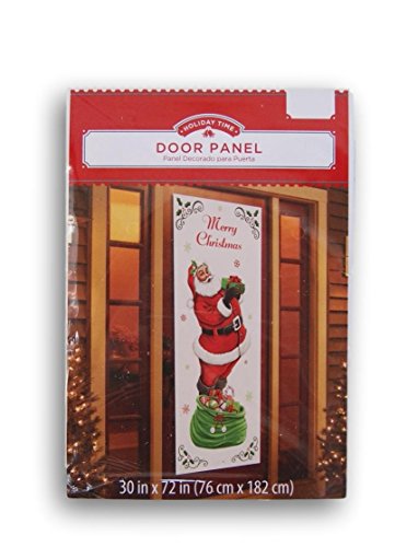 Holiday Time Christmas Door Panel - Santa Claus