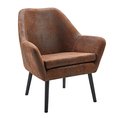 Versanora VNF-00033AF Divano Stylish Industrial Modern Vintage Lounge Chair Sofa, Aged Fabric