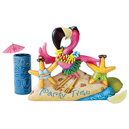 Design Toscano Party Time Pink Flamingo Statue