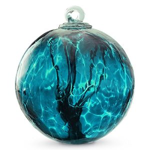 Witch Ball Sea Green by Iron Art Glass Designs