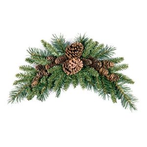 National Tree Company Pineecone Crescent, 36 in, Green