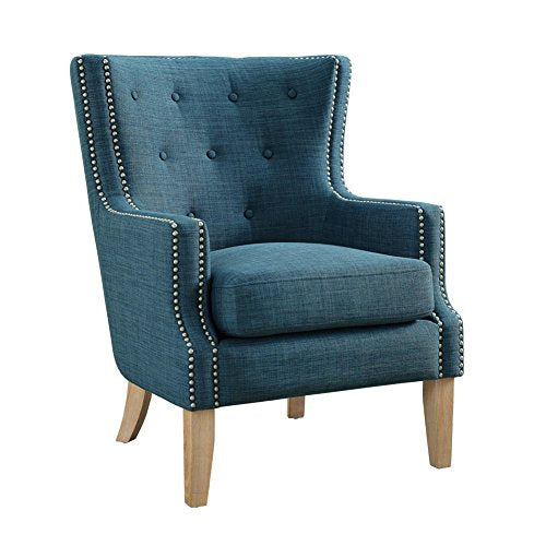 Dorel Living Otto Accent Chair, Blue