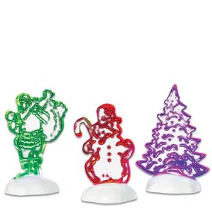 Department 56 Accessories for Villages Lit Yard Decorations Accessory Figurine (Set of 3)