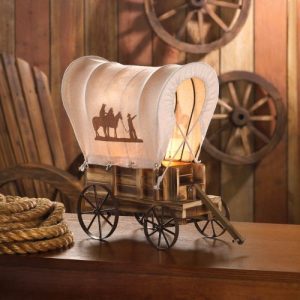Giftcraft Western Wagon Table Lamp 40W Light