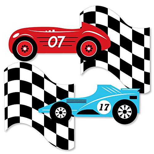 Let’s Go Racing - Racecar - Decorations DIY Race Car Birthday Party or Baby Shower Essentials - Set of 20