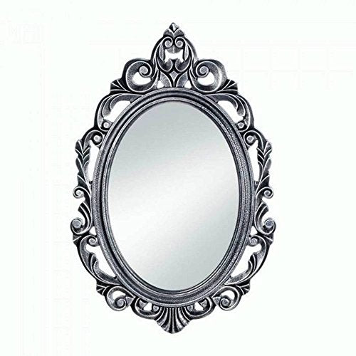 Accent Plus Silver Royal Crown Oval Mirror