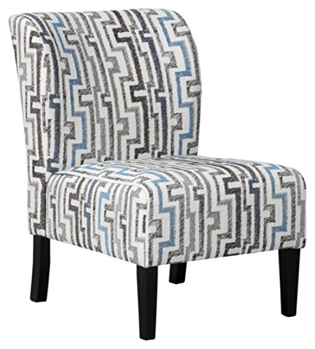 Benchcraft - Alsen Contemporary Print Accent Chair - Granite