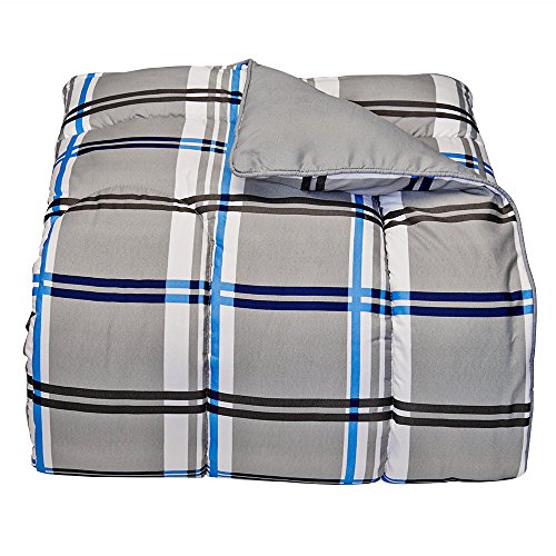 Campus Linens Gibson Plaid Twin XL Comforter for College Dorm Bedding