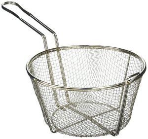 Winco FBR-9 Steel Round Wire Fry Basket, 9-Inch