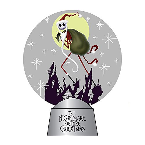 Department 56 Disney Classic Brands Nightmare Before Christmas Jack in Santa Suit Holidazzler Light Up Figurine, 4.25 (4060165)