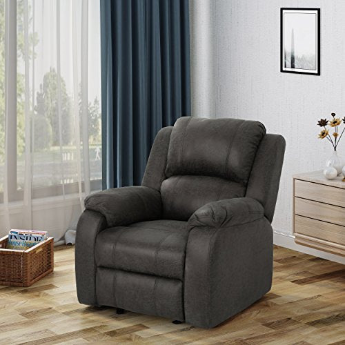 Christopher Knight Home 304386 Michelle Gliding Recliner, Slate + Black